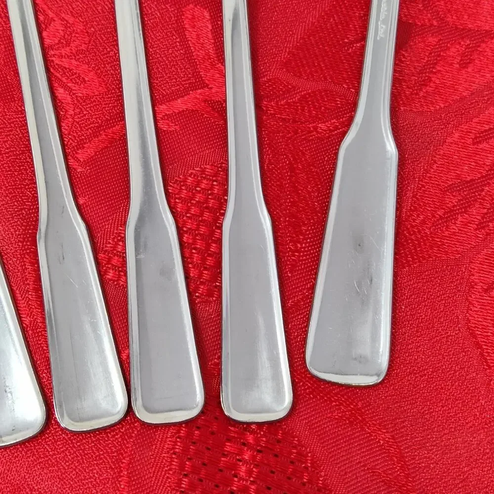 6+1X LH Tsp Friendship Oneida Wm Rogers Stainless Long Handle Tea Malt Spoons